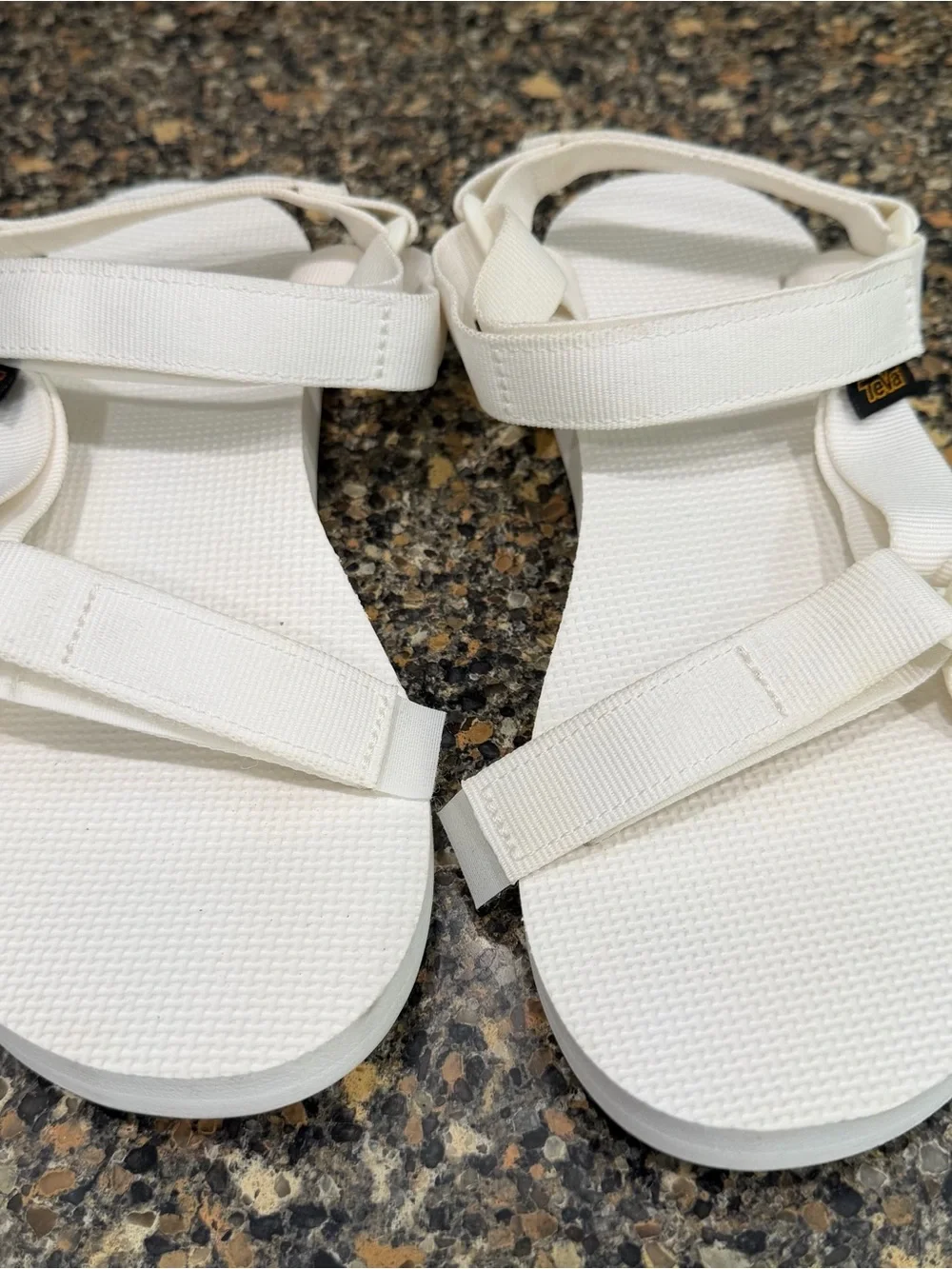 Teva White Women's Adjustable Sport Sandals 9